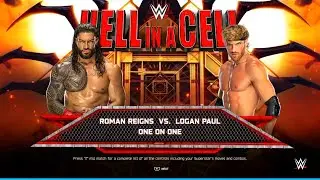 WWE 2K25: Roman Reigns vs Logan Paul - Full Match |