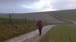 The South downs way definitely prepared me for walking The Hebredian way  weather was as brutal ha