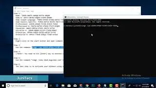 how to activate windows 10 with CMD | Junitecs
