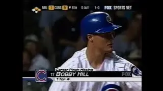 Milwaukee Brewers @ Chicago Cubs - June 24, 2003 - Ruben Quevedo, Sammy Sosa, Bobby Hill, Patterson