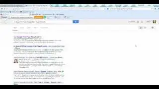 In Search of Fast Google First Page Results