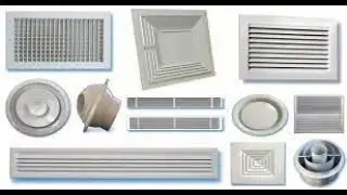 Hvac Double Diflection Grill with Damper