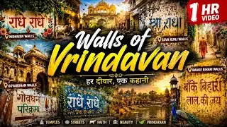 The Beautiful Walls of Vrindavan | 1 Hour Relaxing Darshan | Chant In Braj series 