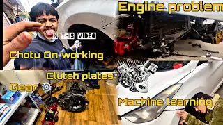 Elantra  car engine work 🛞 Halat Kharb Ho Gayi 😰￼