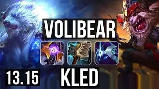 VOLI vs KLED (TOP) | Legendary, 9/2/4, 400+ games | NA Master | 13.15