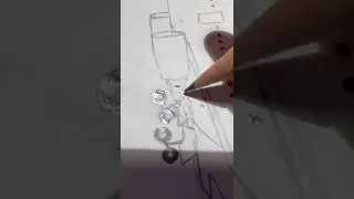 Boeing 767-400 landing drawing!!