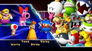 【マリオパーティ9】ボスゲートバトルピーチvsデイジーvsカービィvsナビット（COM最強達人