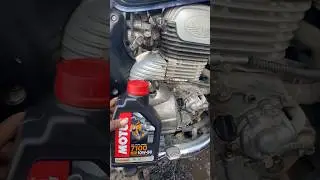 Jawa new bs6 bike motul oil 7100 10w 50 best oil jawa #viral #shortsfeed #ytshorts #automobile