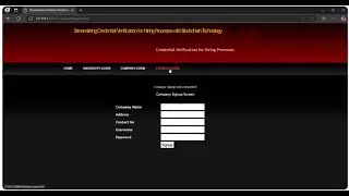 Streamlining Credential Verification For Hiring Processes With Blockchain Technology II MTPL II