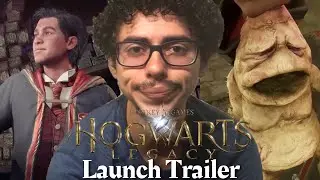 RATED T for MATURE | Hogwarts Legacy -Official Launch Trailer 4K Reaction!