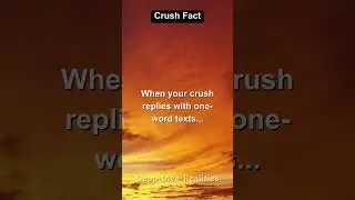 Decoded! When Your Crush Texts One Word (#CrushFail #OneWordReply)