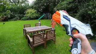 Nerf laser tag with the cousins