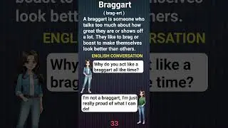 English Vocabulary Braggart l Meaning of Braggart #englishvocabulary #learnenglish #englishcoach20