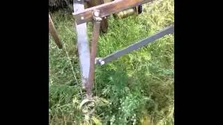 Homemade Barbed Wire Roller