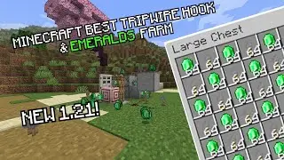 Minecraft Easy Tripwire Hook + Emerald Farm 1.21+