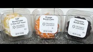 Walmart Bundt Cake: 7UP, Orange and Chocolate Review