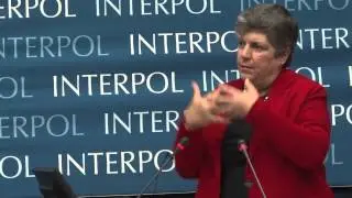 Janet Napolitano, U.S. Homeland Security Secretary INTERPOL address