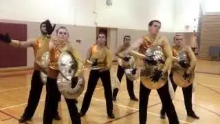 NorthCoast Academy Cymbal Line 2014 MCGC Milford Warm Up