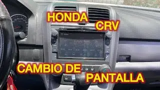 Como cambiar estéreo Honda CRV pantalla plug and play