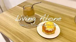 Living Alone: Supplies grocery, Floor cleaning, Midnight dinner and Coffee