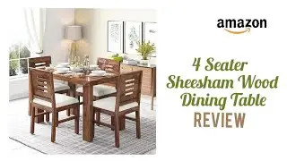 #Amazon #ProductHaul   Amazon 4-seater Sheesham Wood Dining table