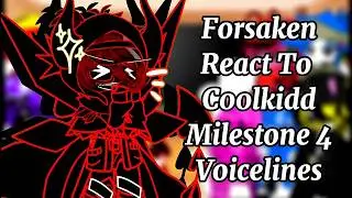 Forsaken React To C00lkidd Milestone 4 Voicelines | Gacha Club