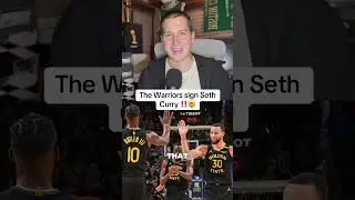 Seth Curry just signed with the Warriors #sethcurry #warriors #nba #basketball