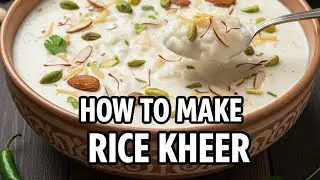 Rice Kheer Recipe | Traditional Pakistani Dessert | Easy Homemade Kheer