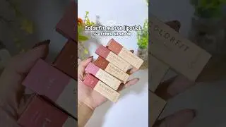 Swatch Semua Shade Wardah Colorfit Matte Lipstik 💄✨ #shortvideo #beautyreview #lipstick #wardah