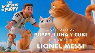 El Gato PUPPY desafía a LIONEL MESSI ⚽