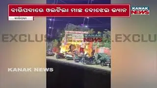 Fish Van Overturns In Baripada | Locals Loot Fish