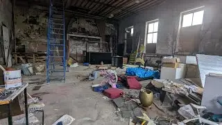 Abandoned Temperance Hall Theatre: STAGE PROPS LEFT BEHIND! Oldham Abandoned Places
