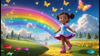 Moo Moo and the Magical Rainboots | Fun Cow Song for Kids | Magical Farm Adventure Rhyme