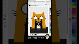 Simple Cat Illustration CorelDRAW Mein | Easy Tutorial
