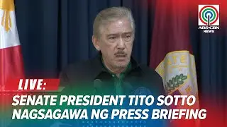 LIVE: Senate President Tito Sotto holds press conference | October 6