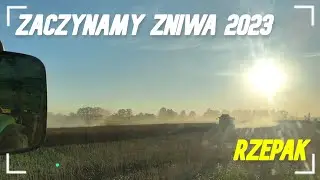 PIERWSZY DZIEŃ ŻNIW W NOWYM GOSPODARSTWIE 🔥 RZEPAK 🌱@modarolniczka7576