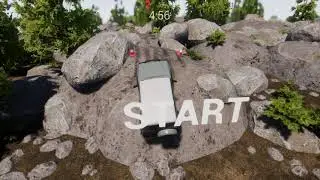 Pure Rock Crawling проходим первую карту