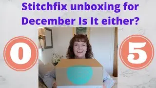 Stitch fix Unboxing for December, with try on, curvy over fifty.