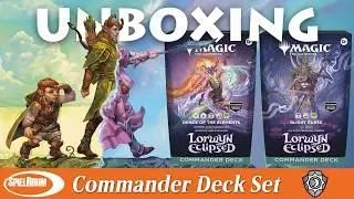 Lorwyn Eclipsed - Commander Deck Set Unboxing - MtG / Magic: the Gathering [DE]