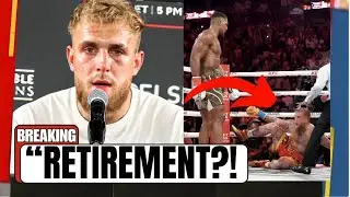 BREAKING! Jake Paul Announces RETIREMENT After Anthony Joshua LOSS (Post-Fight Interview)
