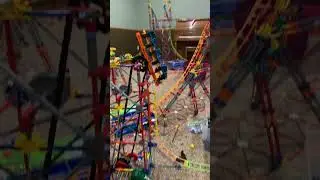 K&rsquo;nex tilt drop prototype test #amusementparkride #rollercoaster #newcoaster