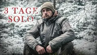3 TAGE IM WALD | Bushcraft Tour, Feuer machen, Winterbiwak, Survival, Schnee | Ranger Chris