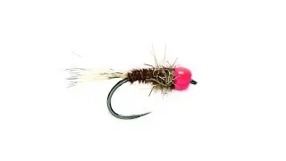 Pink Head Mary Tungsten Beadhead Barbless Nymph from Fulling Mill