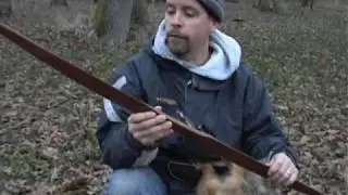 Yew Wood Bow and Fox Skin Quiver from the Living History School