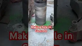 Drilling hole core drilling concrete plumbing tips and tricks #plumber #diy #howto #plumbing