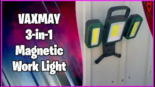 Лучший рабочий фонарь в мире? Магнитный рабочий фонарь Vaxmay 3-в-1 || Обзор продукта MumblesVideos