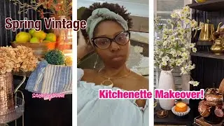SPRING VINTAGE | KITCHENETTE MAKEOVER!