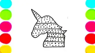 Unicorn popit Drawing, Painting & Coloring For Kids and Toddlers_ Child Art #icecreamdrawing