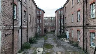 Exploring massive redevelopment building | Drone footage