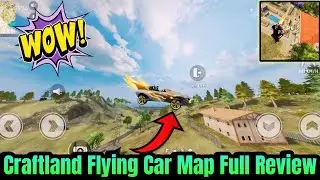 Craftland Flying Car's Map Code | Free Fire Craftland New Map | Craftland New Map Code